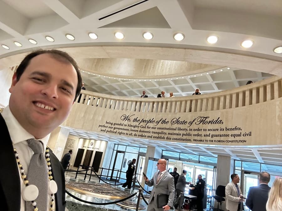 At the Florida State Capitol