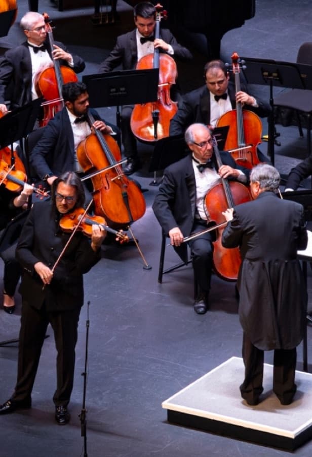 On stage with Leonidas Kavakos