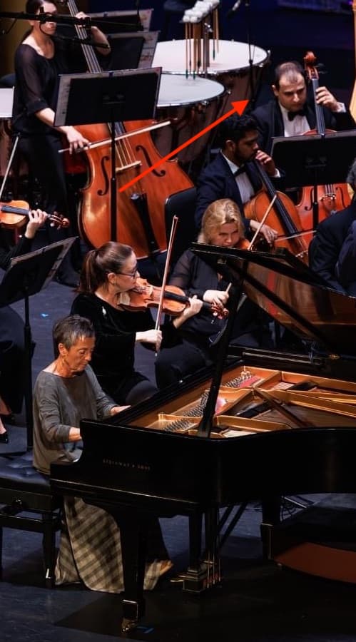 On stage with Maria João Pires
