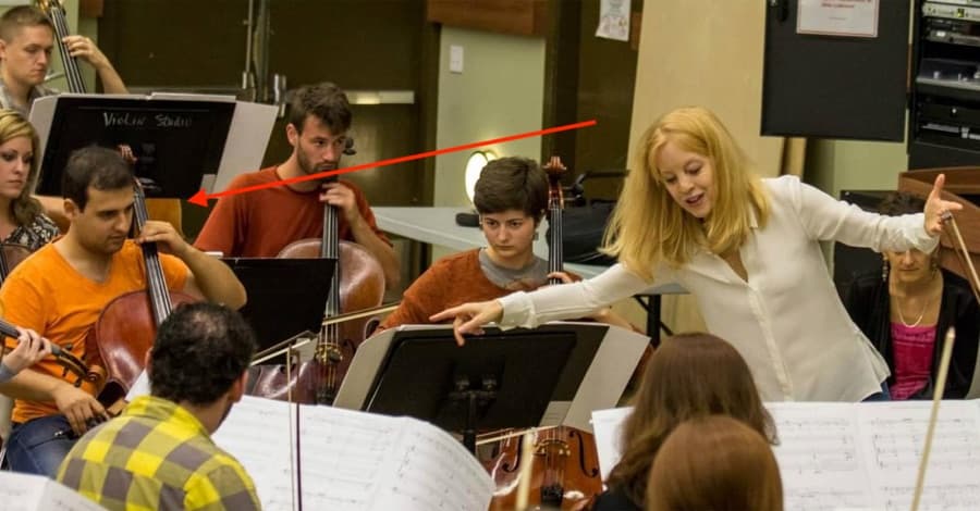 In rehearsal with Maria Schneider